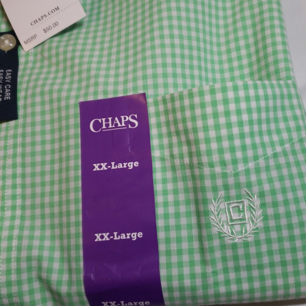 🎁SOLD🎁 NWT,CHAPS MEN'S SHIRT - Picture 3 of 8